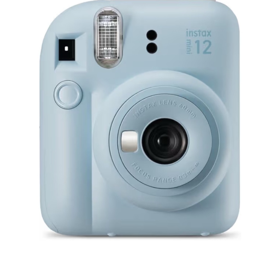 Instax Mini 12 Camera in Soft Blue (Price Slightly Negotiable-NWOT)